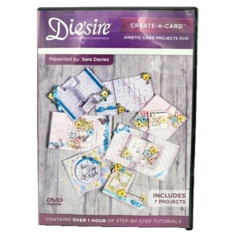 Die'sire Create-A-Card DVD KINETIC CARD PROJECTS 7 Projects by Sara Davies